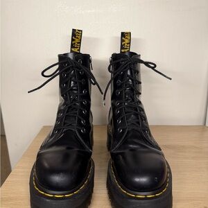 Dr. Martens Black Leather Boots